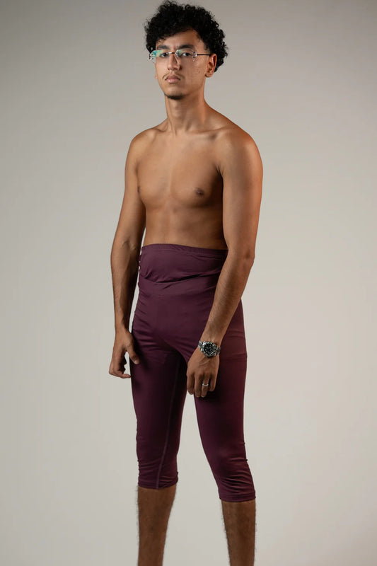 Awrah Cover Leggings - Bordeauxrot