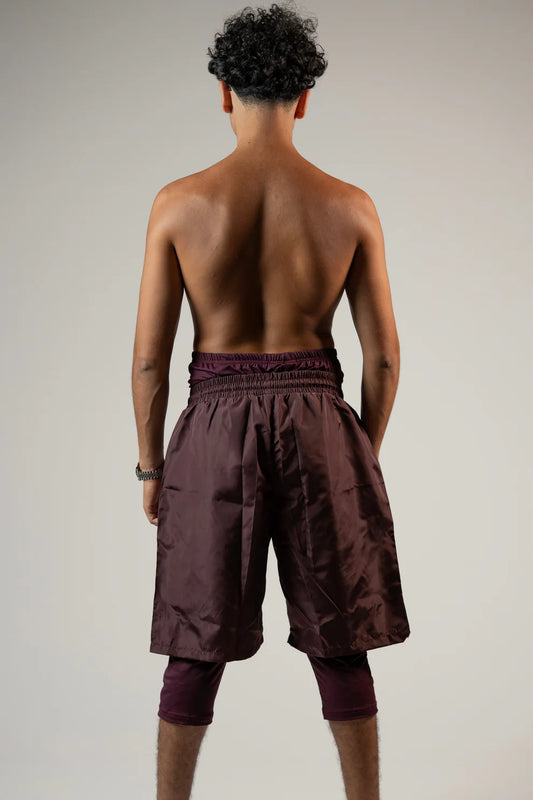 Awrah Cover Shorts - Braun