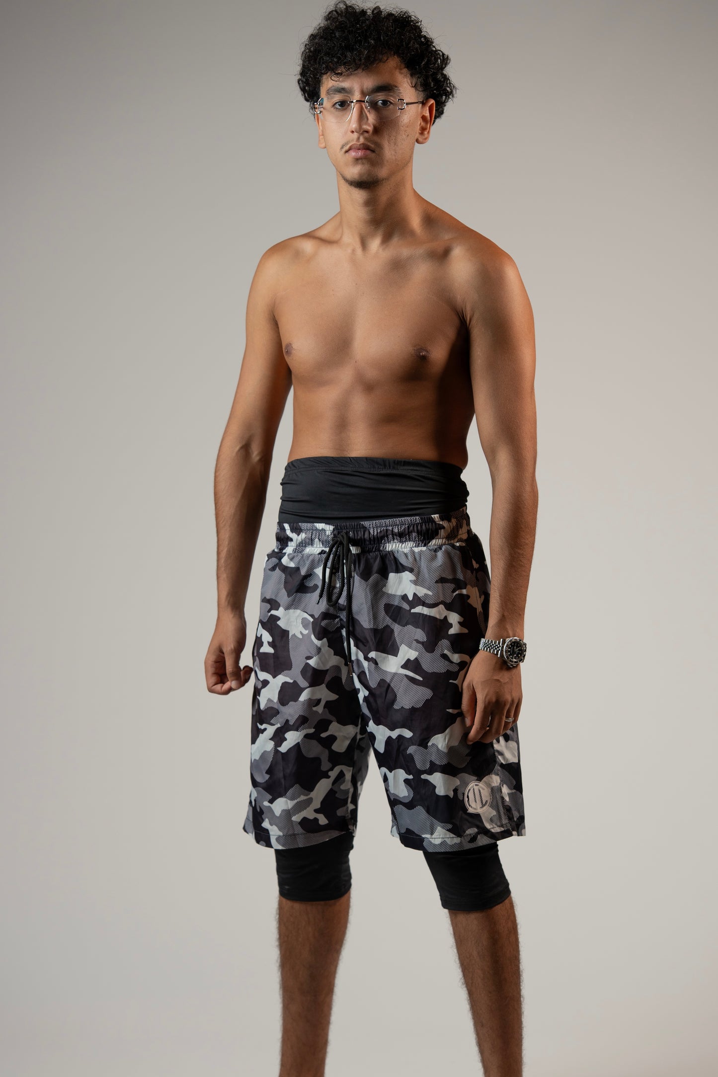 Awrah Cover Shorts - Camouflage