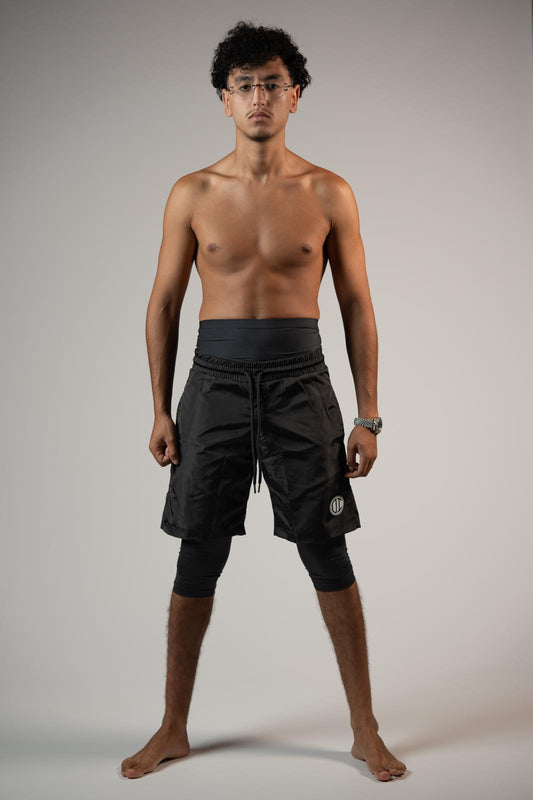Awrah Cover Shorts - Schwarz
