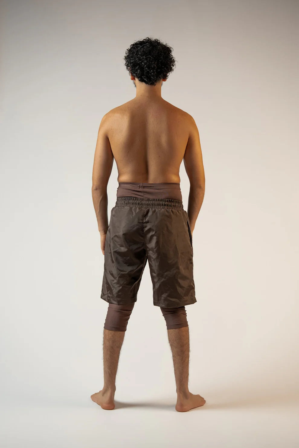 Awrah Cover Shorts - Braun